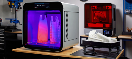 3D printers in a workshop